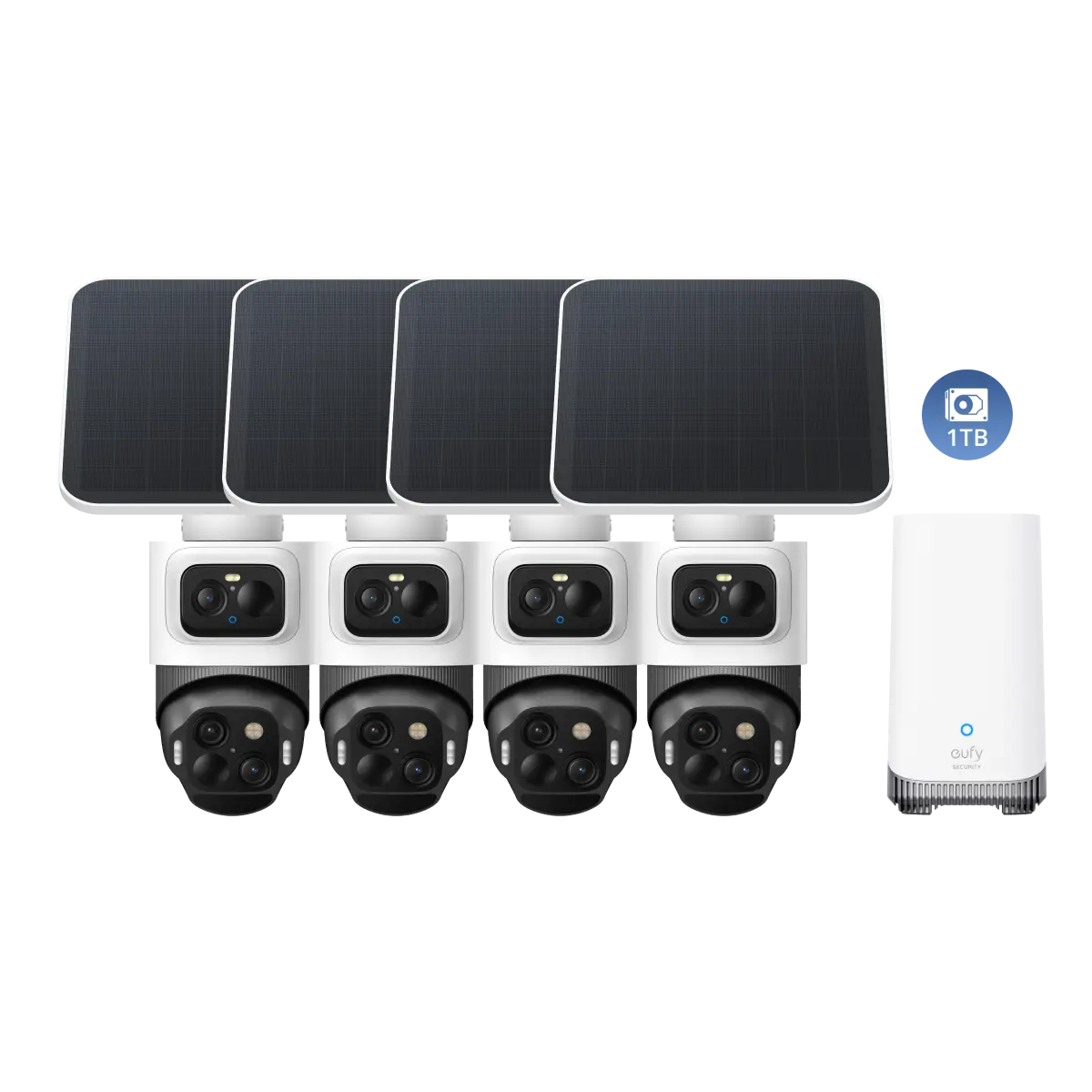 eufyCam S4 4-Cam Kit + 1 TB Hard Drive