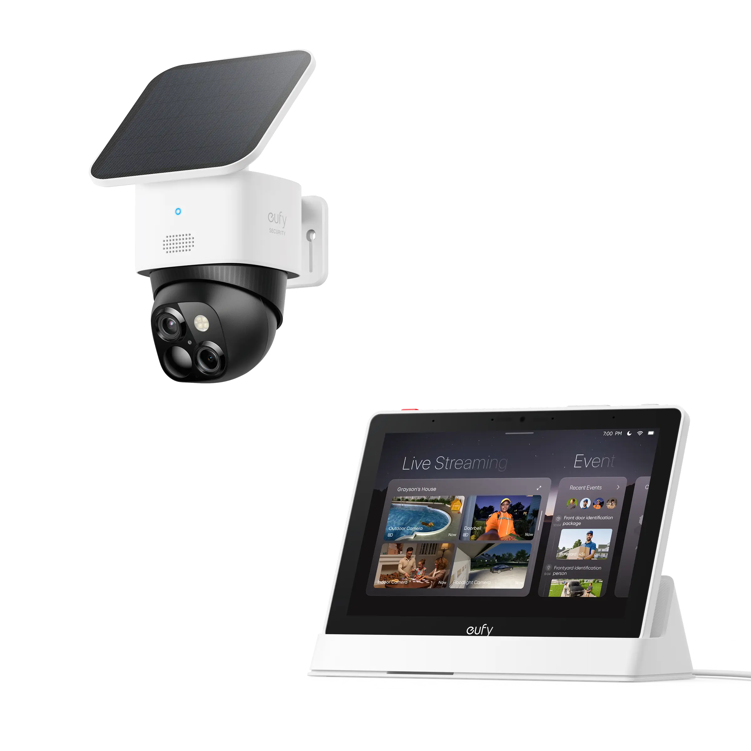 eufy Smart Display E10 + SoloCam S340