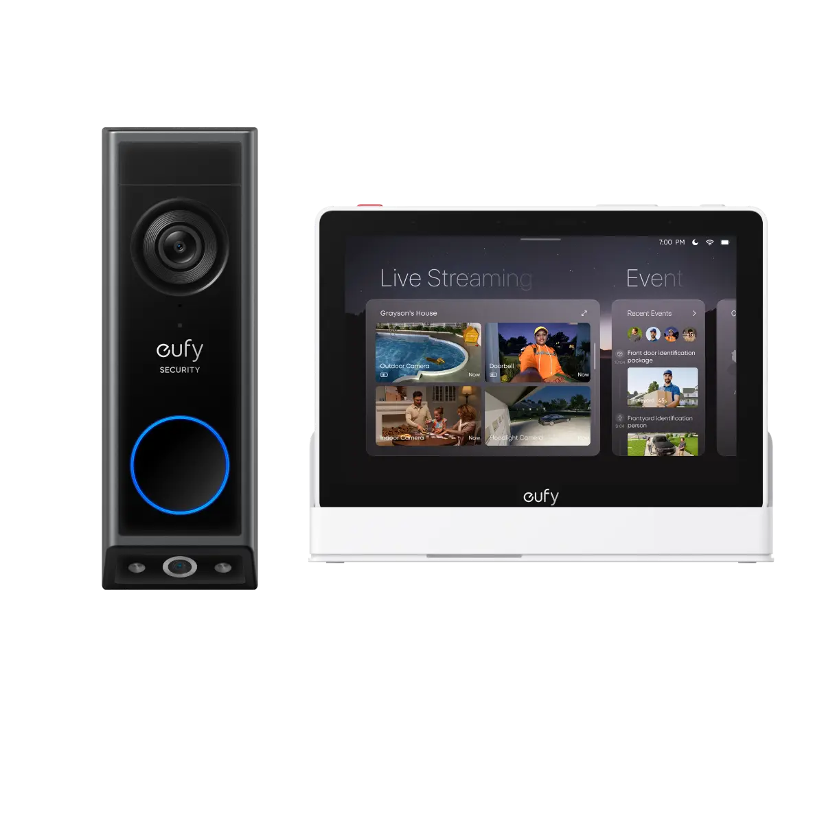 eufy Smart Display E10 + Video Doorbell E340