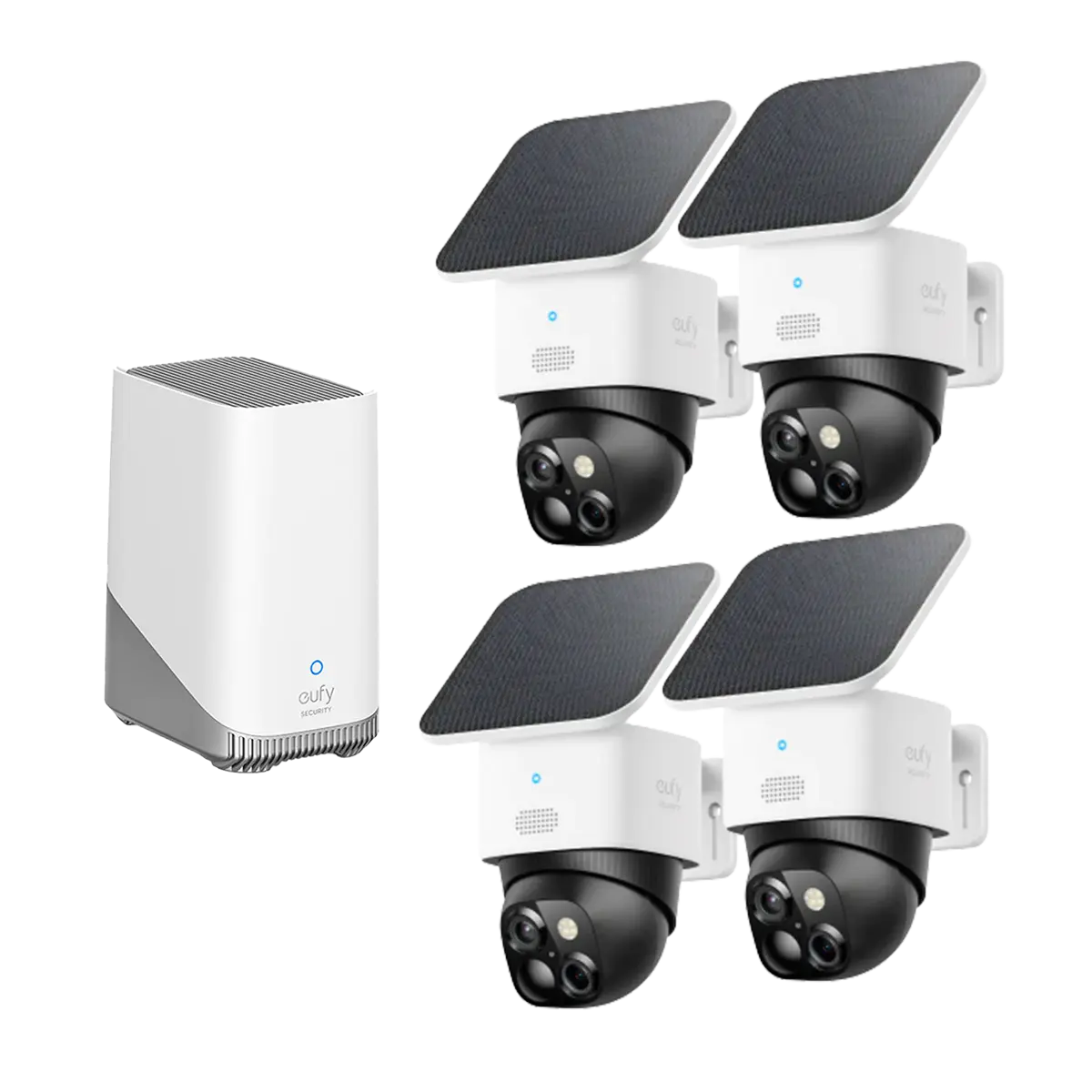 eufy SoloCam S340 (4-Cam Kit) + eufy HomeBase S380