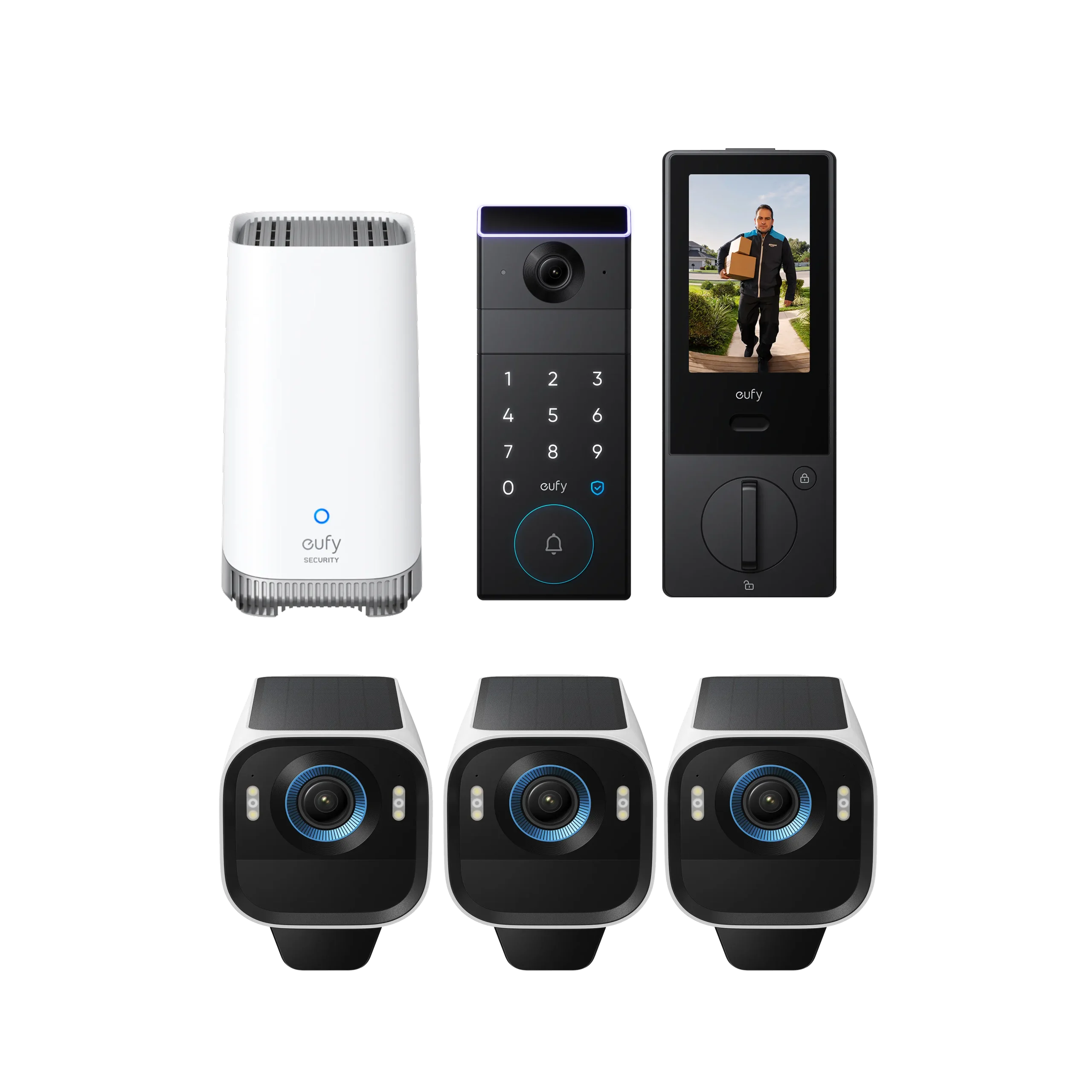 eufyCam S3 Pro 3-Cam Kit + FamiLock S3 Max