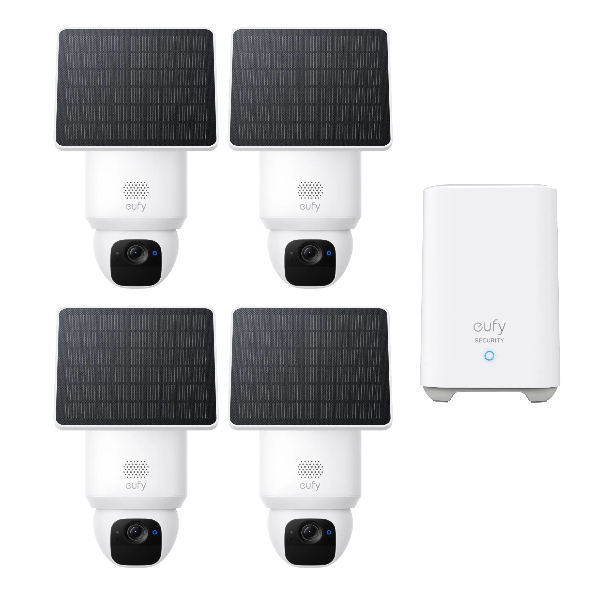 eufy SoloCam E30（4-Cam Pack）+ Homebase 2